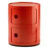 Image de Kartell - Rangement Componibili - Rouge - ABS - Designer Anna Castelli Ferrieri