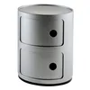 Image de Kartell - Rangement Componibili - Argent - ABS - Designer Anna Castelli Ferrieri