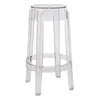 Image de Kartell - Tabouret haut empilable Ghost - Transparent - Polycarbonate - Designer Philippe Starck