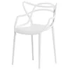Image de Kartell - Chaise empilable Masters - Blanc - Technopolymère thermoplastique recyclé - Designer Philippe STARCK with Eugeni QUITLLET
