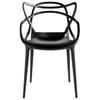 Image de Kartell - Chaise empilable Masters - Noir - Technopolymère thermoplastique recyclé - Designer Philippe STARCK with Eugeni QUITLLET