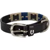Image de Collier pour chien avec motif géométrique Equestro Polo H Noir 45 cm ETP00001-BLACK