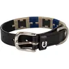 Image de Collier pour chien avec motif géométrique Equestro Polo H Noir 55 cm ETP00001-BLACK