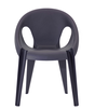 Image de Magis - Fauteuil empilable Bell - Bleu - Polypropylène recyclé - Designer Konstantin Grcic