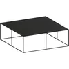 Image de Zeus - Table basse Tables basses Slim Irony - Noir - Acier peint - Designer Maurizio Peregalli