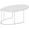 Image de Zeus - Table basse Tables basses Slim Irony - Blanc - Acier - Designer Maurizio Peregalli