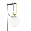 Image de Artemide - Applique avec prise nh - Or - Laiton brossé - Designer Neri & Hu