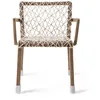 Image de Ethimo - Fauteuil Rafael - Bois naturel - Corde acrylique tressée - Designer Paola Navone