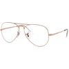 Image de Lunettes de vue RAY-BAN RX 6489 3094 Aviator Optics 55/14