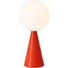Image de Fontana Arte - Lampe de table Bilia - Rouge - Verre soufflé satiné - Designer Gio Ponti