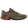 Image de Chaussures Trail La Sportiva Akasha II Homme coloris Cyprès/Rouge montagne 41 ZFRS066E47R24