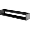 Image de Zeus - Console basse - Noir - Acier phosphaté - Designer Maurizio Peregalli