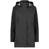Image de Veste imperméable à capuche avec boutons-pression femme CMP Noir 4XL MAG5653613