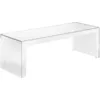 Image de Kartell - Console basse Invisibles - Transparent - Polycarbonate - Designer Tokujin Yoshioka
