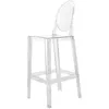Image de Kartell - Chaise de bar Ghost - Transparent - Polycarbonate - Designer Philippe Starck