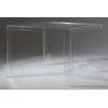 Image de Kartell - Table carrée Invisibles - Transparent - PMMA - Designer Tokujin Yoshioka
