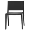 Image de Kartell - Chaise empilable Lizz - Noir - Technopolymère - Designer Piero Lissoni