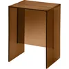 Image de Kartell - Table d'appoint Laufen - Marron - PMMA - Designer Ludovica & Roberto Palomba