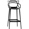 Image de Kartell - Chaise de bar Masters - Noir - Technopolymère thermoplastique recyclé - Designer Philippe STARCK with Eugeni QUITLLET