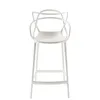Image de Kartell - Chaise de bar Masters - Blanc - Technopolymère thermoplastique recyclé - Designer Philippe STARCK with Eugeni QUITLLET