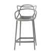 Image de Kartell - Chaise de bar Masters - Gris - Technopolymère thermoplastique recyclé - Designer Philippe STARCK with Eugeni QUITLLET