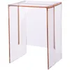Image de Kartell - Tabouret Laufen - Rose - PMMA - Designer Ludovica & Roberto Palomba