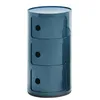 Image de Kartell - Rangement Componibili - Bleu - ABS - Designer Anna Castelli Ferrieri