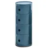 Image de Kartell - Rangement Componibili - Bleu - ABS - Designer Anna Castelli Ferrieri