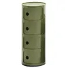 Image de Kartell - Rangement Componibili - Vert - ABS - Designer Anna Castelli Ferrieri