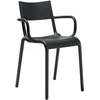 Image de Kartell - Fauteuil empilable Generic - Noir - Polypropylène - Designer Philippe Starck