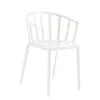 Image de Kartell - Fauteuil empilable Generic - Blanc - Polycarbonate - Designer Philippe Starck