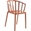 Image de Kartell - Fauteuil empilable Generic - Orange - Polycarbonate - Designer Philippe Starck