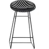 Image de Kartell - Tabouret de bar Smatrik - Noir - Acier laqué - Designer Tokujin Yoshioka