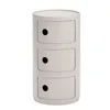 Image de Kartell - Rangement Componibili - Beige - Bioplastique Bio-On - Designer Anna Castelli Ferrieri