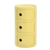 Image de Kartell - Rangement Componibili - Jaune - Bioplastique Bio-On - Designer Anna Castelli Ferrieri