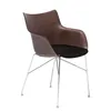 Image de Kartell - Fauteuil Smart Wood - Bois naturel - Thermoplastique - Designer Philippe Starck