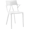 Image de Kartell - Fauteuil A. I - Blanc - Technopolymère thermoplastique recyclé - Designer Philippe Starck