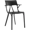 Image de Kartell - Fauteuil A. I - Noir - Technopolymère thermoplastique recyclé - Designer Philippe Starck