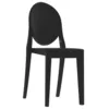 Image de Kartell - Chaise empilable Ghost - Noir - Polycarbonate 2.0 - Designer Philippe Starck