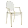 Image de Kartell - Fauteuil empilable Ghost - Jaune - Polycarbonate - Designer Philippe Starck