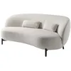Image de Kartell - Canapé 3 places ou + Lunam - Blanc - Tissu bouclé - Designer Patricia Urquiola