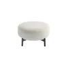 Image de Kartell - Pouf Lunam - Blanc - Tissu bouclé - Designer Patricia Urquiola