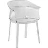 Image de Kartell - Fauteuil empilable - Transparent - Polycarbonate - Designer Ronan & Erwan Bouroullec