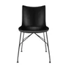Image de Kartell - Chaise Smart Wood - Noir - Contreplaqué de bois moulé - Designer Philippe Starck