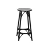 Image de Kartell - Tabouret de bar A. I - Noir - Technopolymère thermoplastique recyclé - Designer Philippe Starck