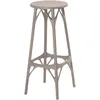 Image de Kartell - Tabouret de bar A. I - Gris - Technopolymère thermoplastique recyclé - Designer Philippe Starck