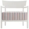 Image de Kartell - Fauteuil rembourré Cara - Rouge - Tissu outdoor - Designer Sergio Schito