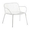Image de Kartell - Fauteuil bas HiRay - Blanc - Acier galvanisé peint - Designer Ludovica & Roberto Palomba
