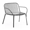 Image de Kartell - Fauteuil bas HiRay - Noir - Acier galvanisé peint - Designer Ludovica & Roberto Palomba