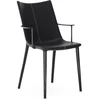 Image de Kartell - Chaise rembourrée H. H.H - Noir - Polyuréthane recyclé - Designer Philippe Starck